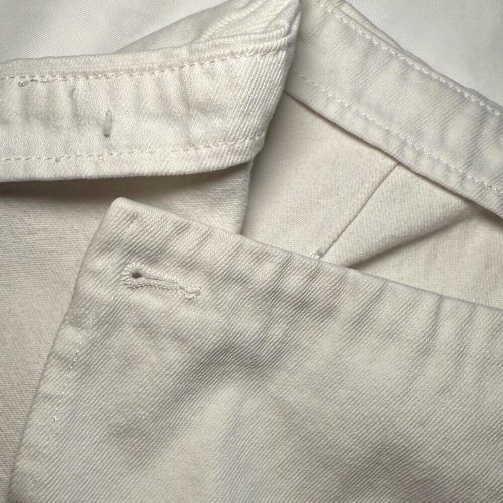 BDG White Denim Wrap Button Up Mini Skirt Size Small - Picture 7 of 7